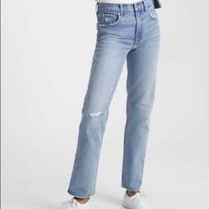 NWT Gap Sky High Straight Jeans | Light Wash | 12